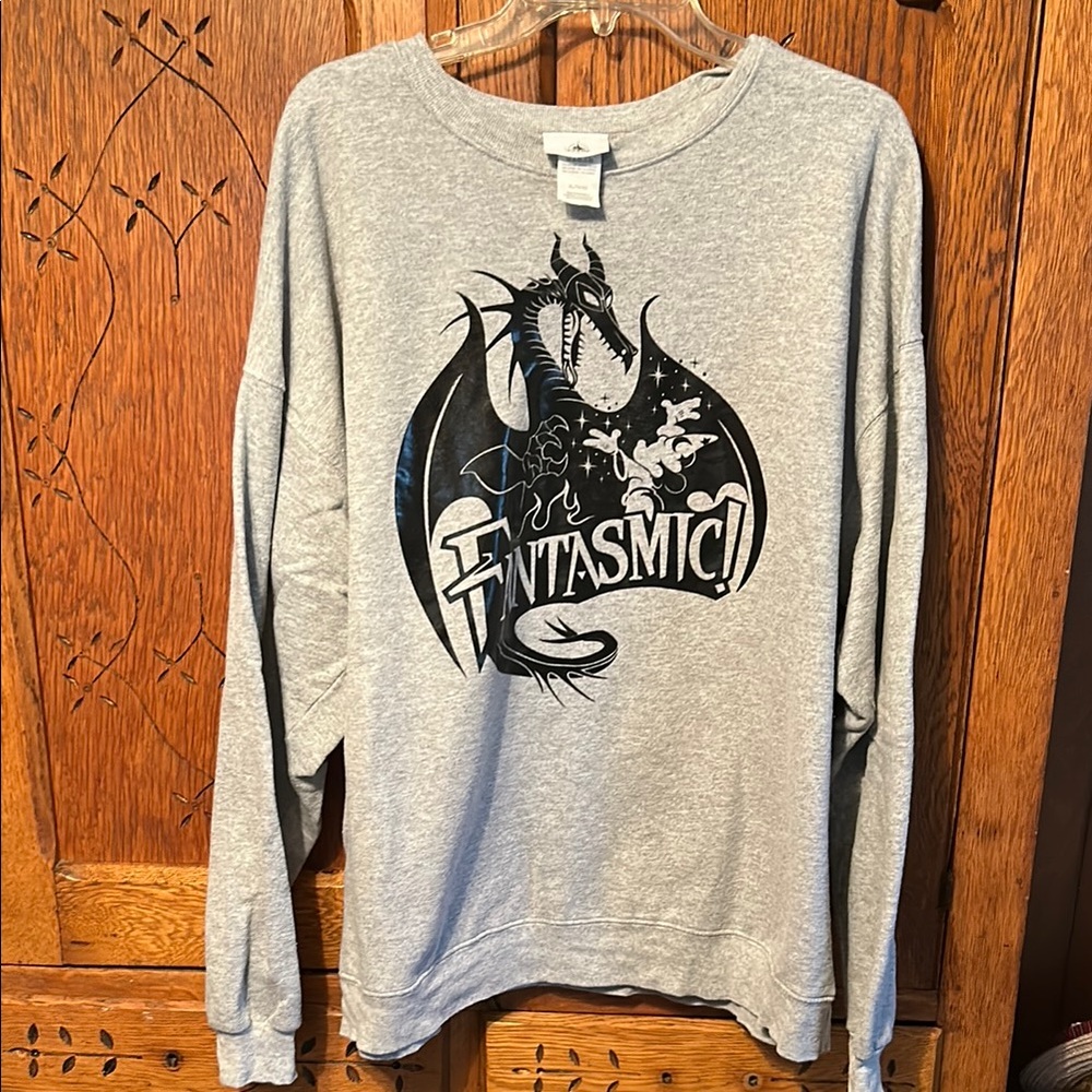 Disney Parks vintage Gray Fantasmic! Sweatshirt XL